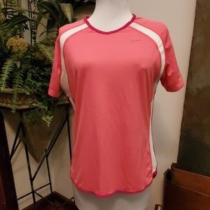 Pink Nike Dry-Fit Athletic Top - Size L